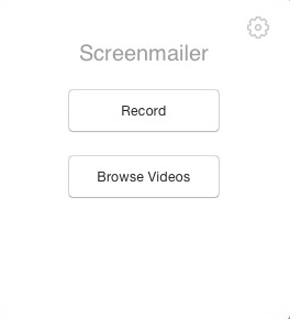 Screenmailer 2.0 : Main Window