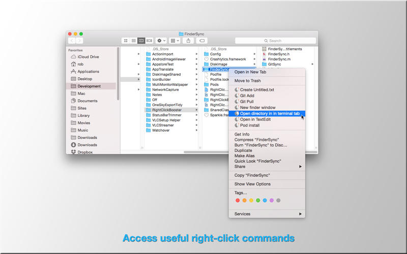 Right Click Booster 1.0 : Main Window