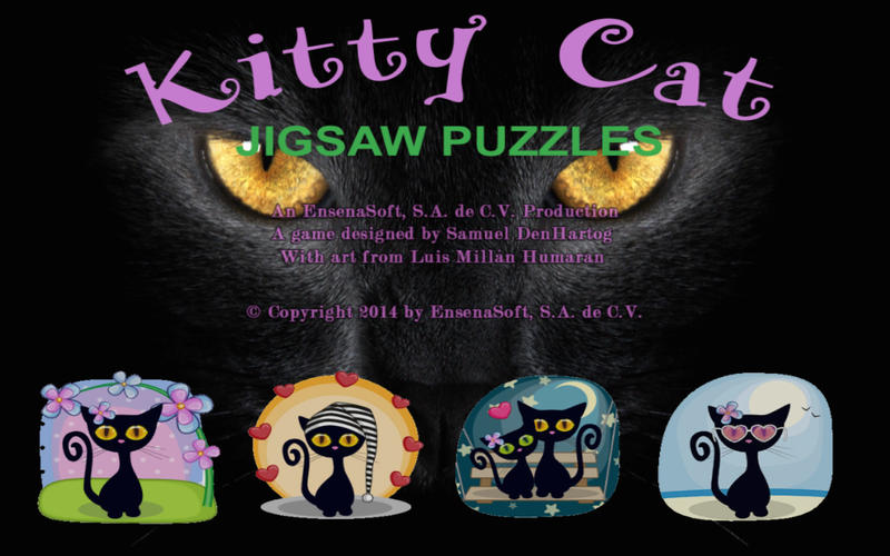 Kitty Cat Jigsaw Puzzles 1.0 : Main Window