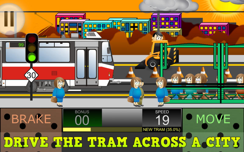 Tram Simulator 2D - City Train Driver - Virtual Rail Driving Game 1.6 : Main Window