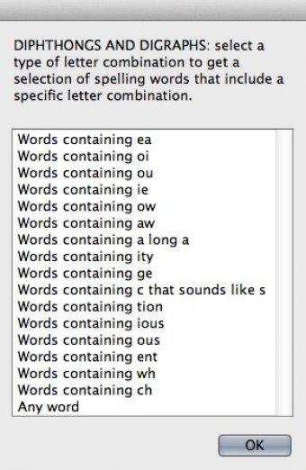 Selecting Word Category