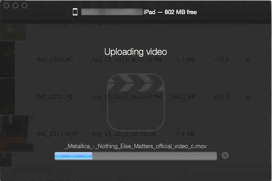 Waltr 1.5 : Uploading Video
