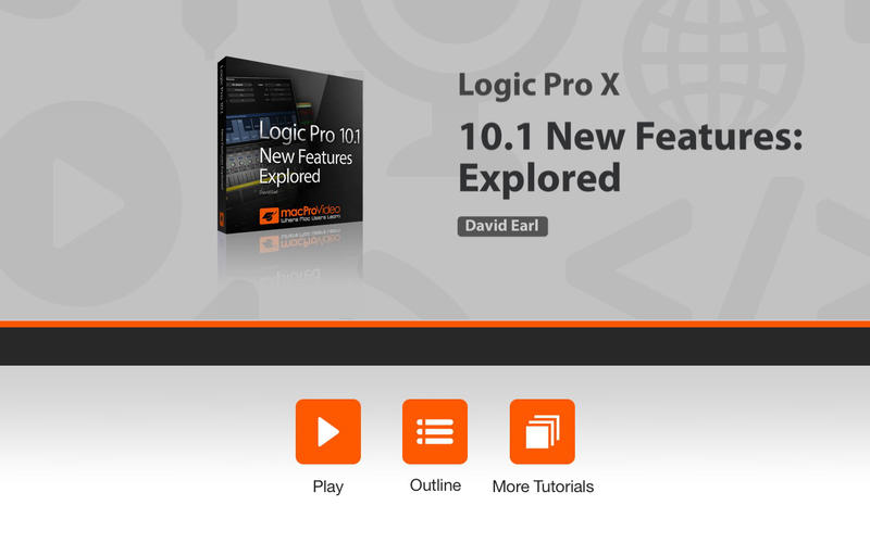Course For Logic Pro X - New Features Explored 2.0 : Main Window