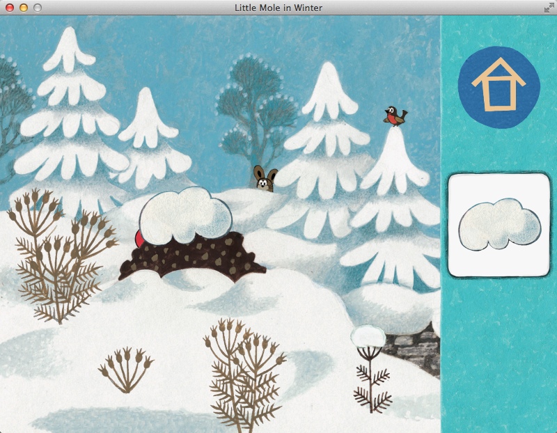 Little Mole in Winter : Gameplay Window