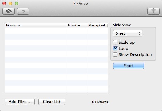 PixVeew 1.1 : Main Window