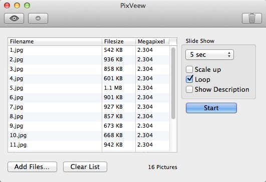 PixVeew 1.1 : Add Files