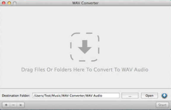 WAV Converter Pro 1.0 : Main Window