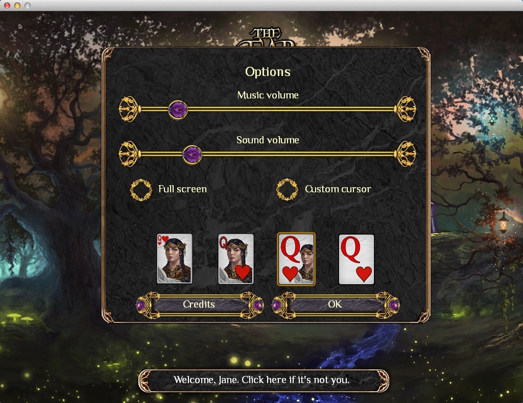 The Far Kingdoms: Age of Solitaire 2.0 : Game Options