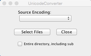 UnicodeConverter 2.1 : Main window