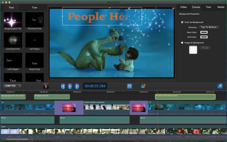 Movie Edit Pro - Merge Video Image Lite 3.2 : Main window