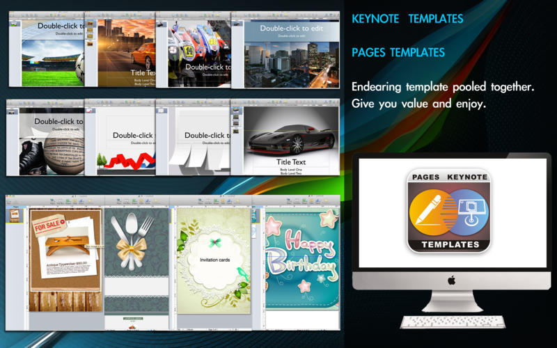 Templates for Pages Keynote 1.3 : Main Window