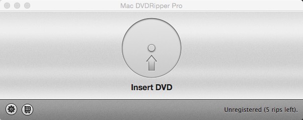 Mac DVDRiper Pro 5.0 : Main window