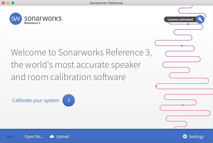 Sonarworks Reference 3 3.0 : Main window