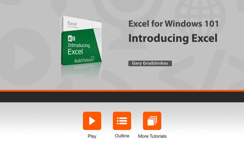 AV for Excel 101 - Introducing Excel 2.0 : Main Window