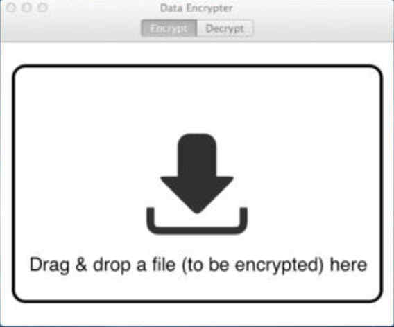 Data Encrypter 1.0 : Main Window