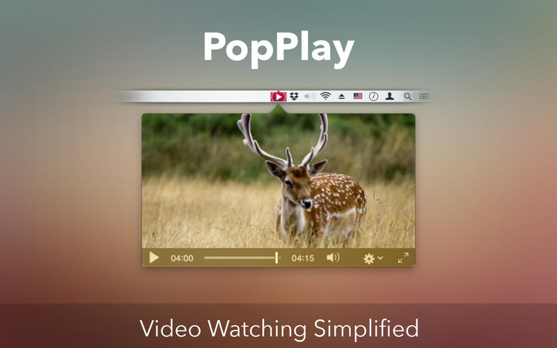 PopPlay 1.0 : Main Window