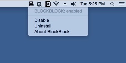 BlockBlock 0.9 beta : Main window