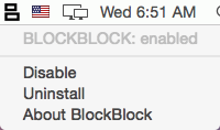 BlockBlock 1.9 beta : Main Window