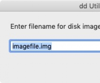 Enter File Name for Backup Image