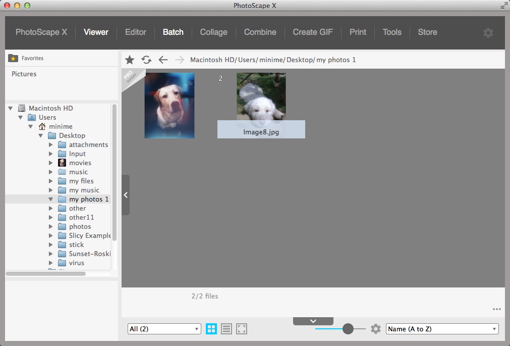 PhotoScape X 2.2 : Image Viewer Window