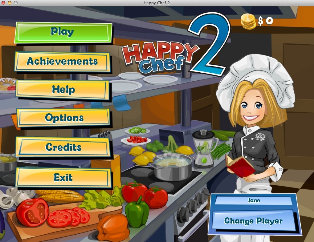 Happy Chef 2 : Main Menu