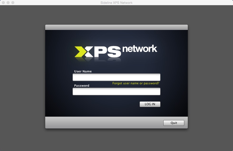 XPS 1.0 : Main window