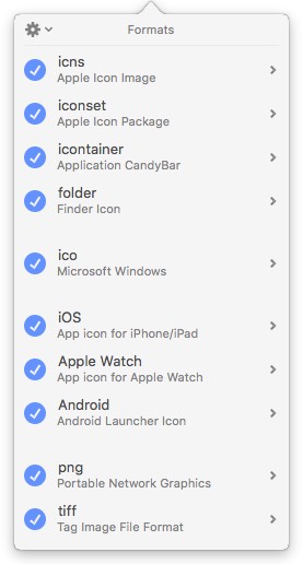 Icon Slate 4.4 : Format Options