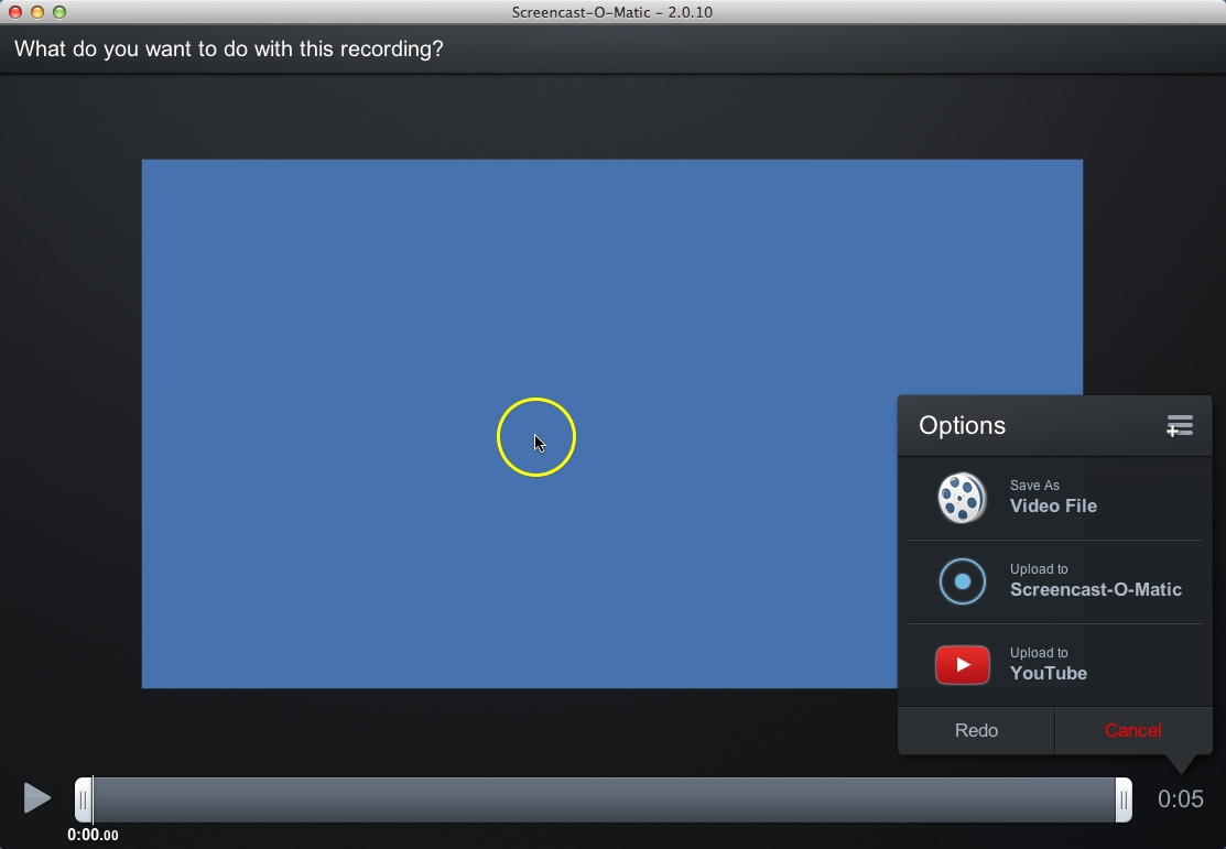 Screencast-O-Matic 2.0 : Preview Video Recording