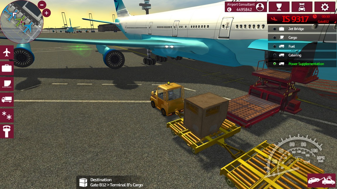 Airport Simulator 2015 1.0 : Main window