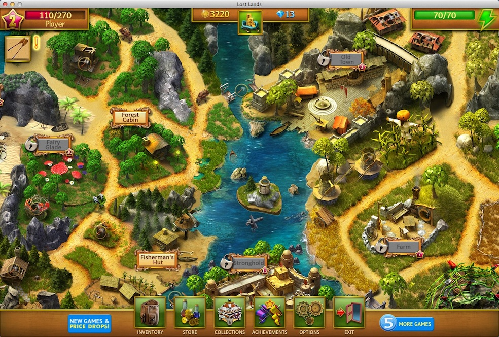 Lost Lands: A Hidden Object Adventure 1.0 : Gameplay Window