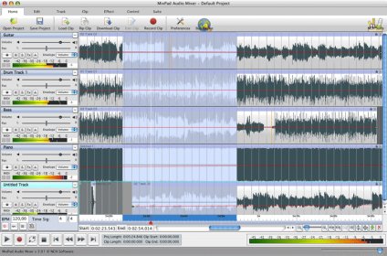 free mixpad multitrack recording software