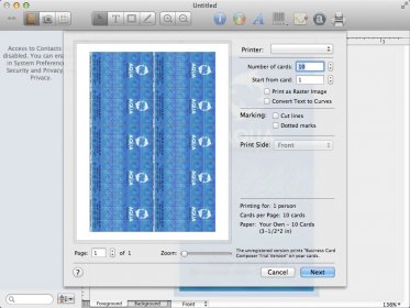 Configuring Printing Settings