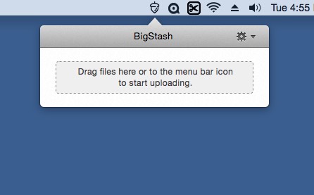 BigStash 1.0 : Main window