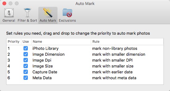 Duplicate Photos Fixer 1.2 : Auto Mark Options