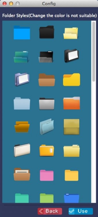 Selecting Folder Style