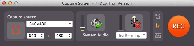 Movavi Screen Capture Studio for Mac 3.1 : Configuring Video Recording Settings
