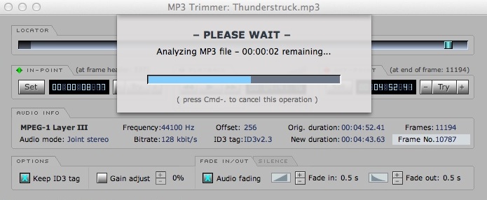 MP3 Trimmer 3.0 : Analyzing MP3 File