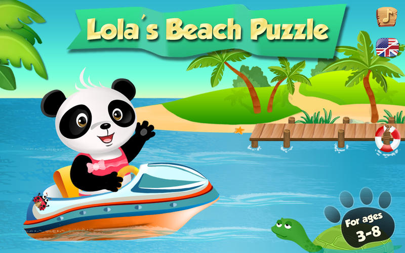 Lola's Beach Puzzle 1.7 : Main Window