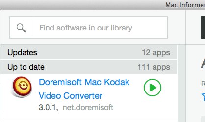 Doremisoft Mac Kodak Video Converter 3.0 : MI Version
