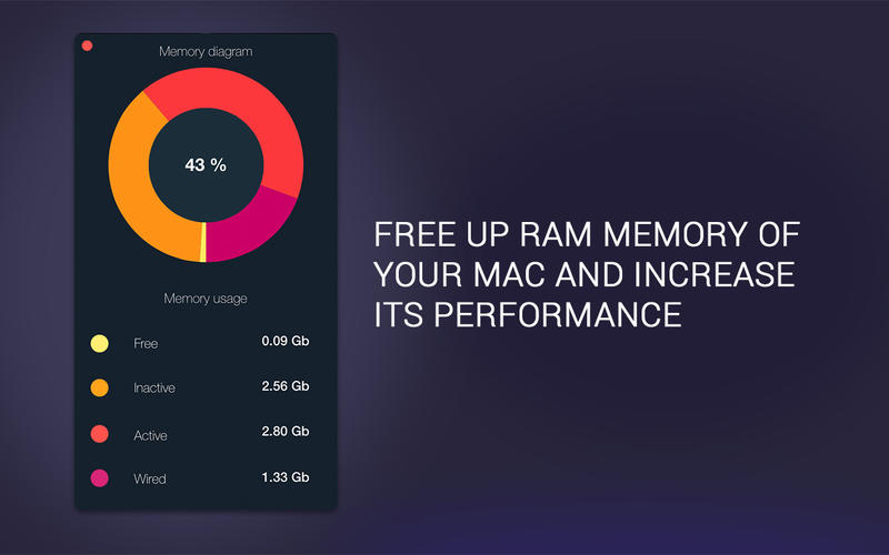 RAM Cleaner 1.0 : Main Window