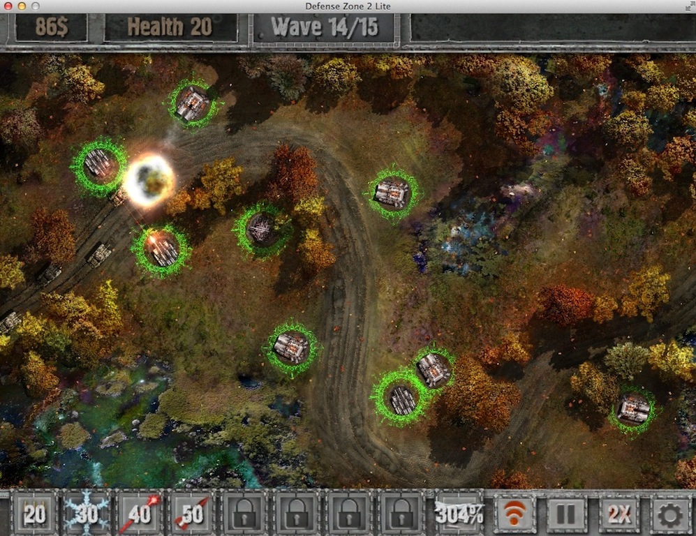 Defense Zone 2 1.5 : Gameplay Window