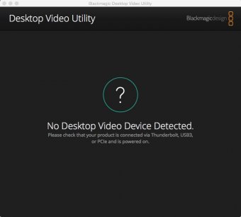 black magic desktop video utility