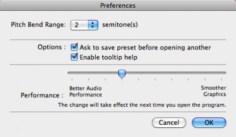 Program Preferences