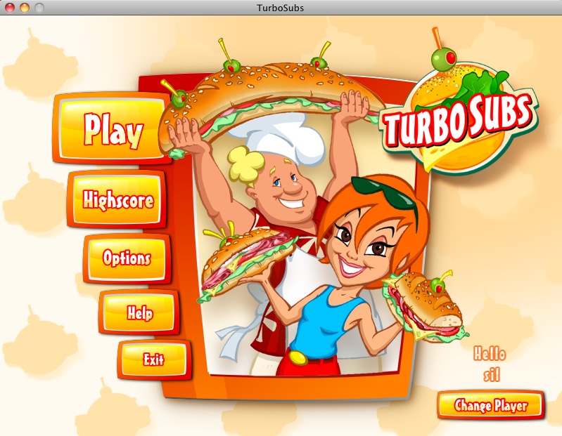 Turbo Subs 1.0 : Main menu