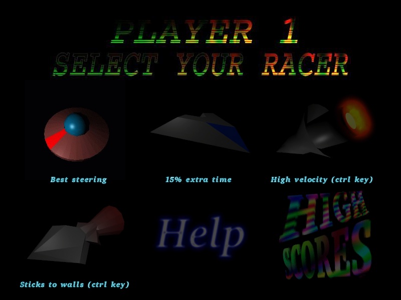 BumpRace 1.5 : Select your racer