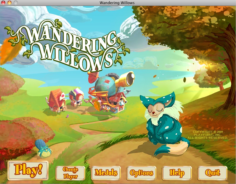 Wandering Willows 1.0 : Main menu