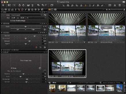 Capture One PRO 6.1 : Main interface