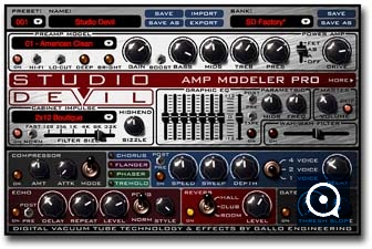Studio Devil Amp Modeler Pro 1.5 : Main window