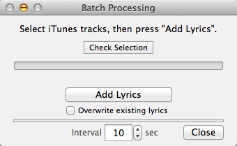 Singer Song Reader 4.0 : Batch Processing Tool