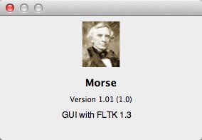 Morse 1.0 : About Window